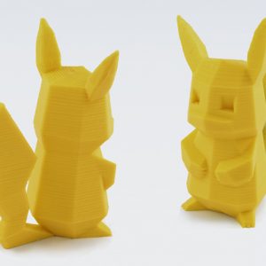 Low-poly Pikachu