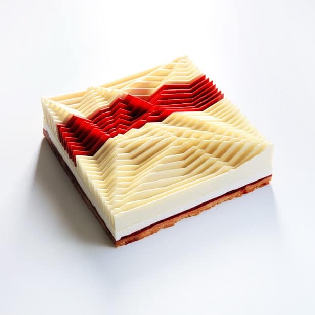 پرینت سه بعدی کیک و شیرینی