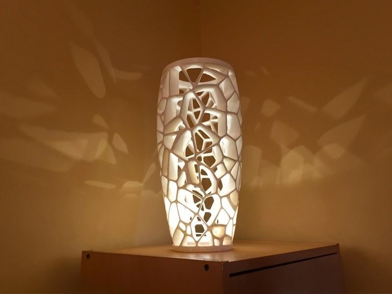 نمونه ای از لامپ مرواریدی voronoi 