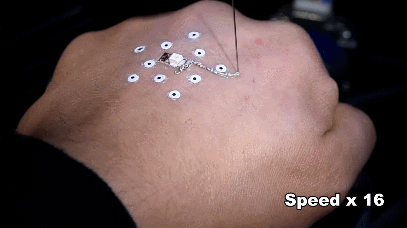 فرآیند پرینت سه بعدی الکترونیک بر روی پوست